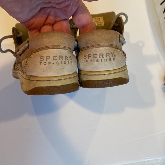 Sperry top sider tan boat shoes. Good condition. Smoke free home. - Picture 2 of 5